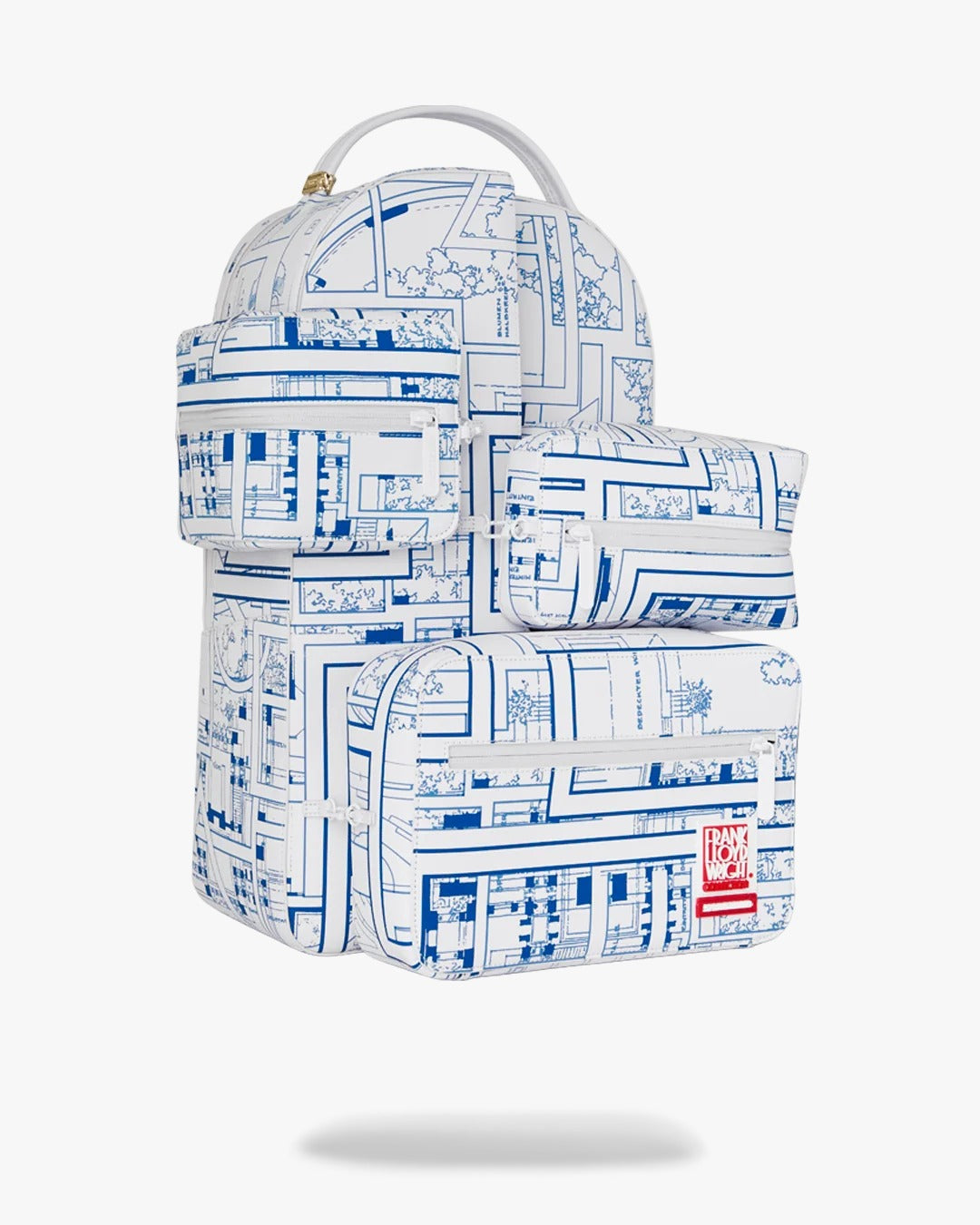 SPRAYGROUND FRANK LLOYD WRIGHT COLLAB BREAKING THE BOX BACKPACK