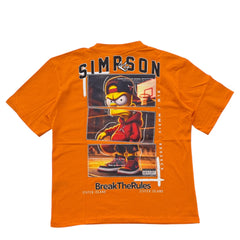 RICH GANG T-SHIRT SIMPSONS BREAK (# OVZ TEE, (BP088))