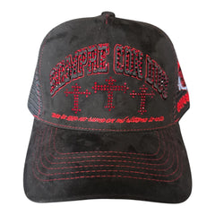 REYES HAT siempre con dios black/red