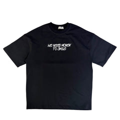 RICH GANG T-SHIRT we need money to smile (#OVZ TEE, (ESC99))