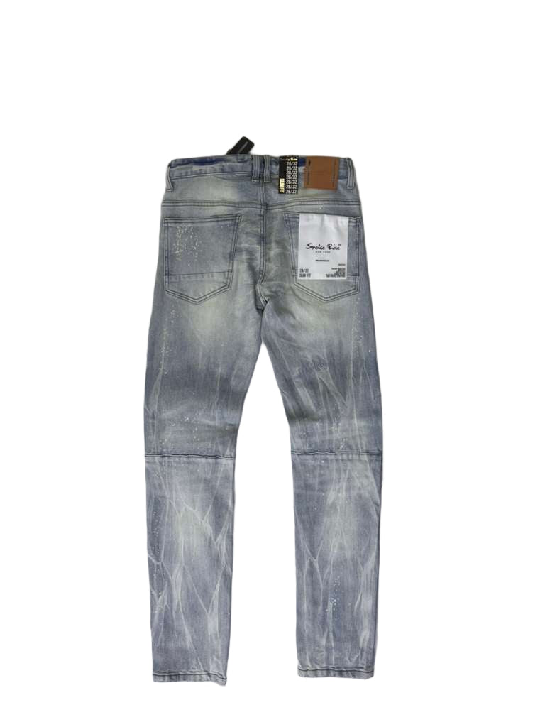 SMOKE RISE MEN'S CLEAN LOOK JEA FLECK BLUE  JP25223 PANTS