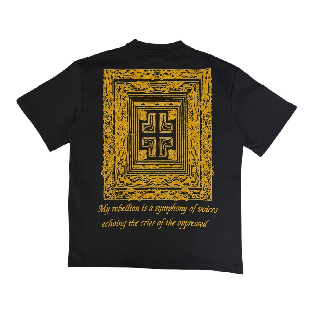 RICH GANG T-SHIRT my rebellion (#OVZ TEE, (BP824))