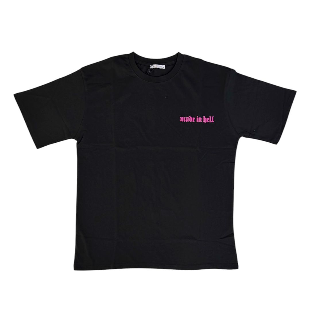 RICH GANG T-SHIRTS MADE IN HELL (#OVZ TEE, (LG47))