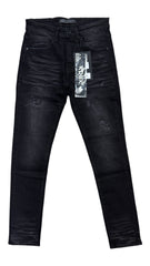 KDNK PANTALONS KND4945-JEANS NOIRS DÉCHIRÉS