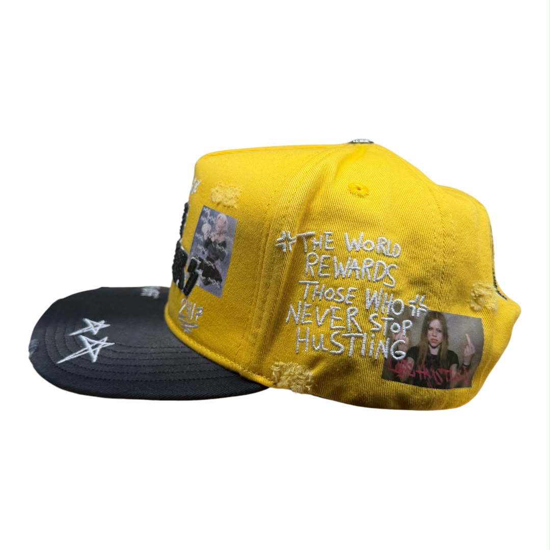 LIFE HUSTLERS hat LH DESIGNER yellow