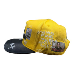 LIFE HUSTLERS hat LH DESIGNER yellow