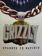 SIW CROP GRIZZLY CREAM PREMIUM TEE