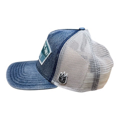 CASQUETTE TRUCKER EN MAILLE CULT OF INDIVIDUALITY "EPIC SHIT" AVEC CRISTAUX (626AC-CH90