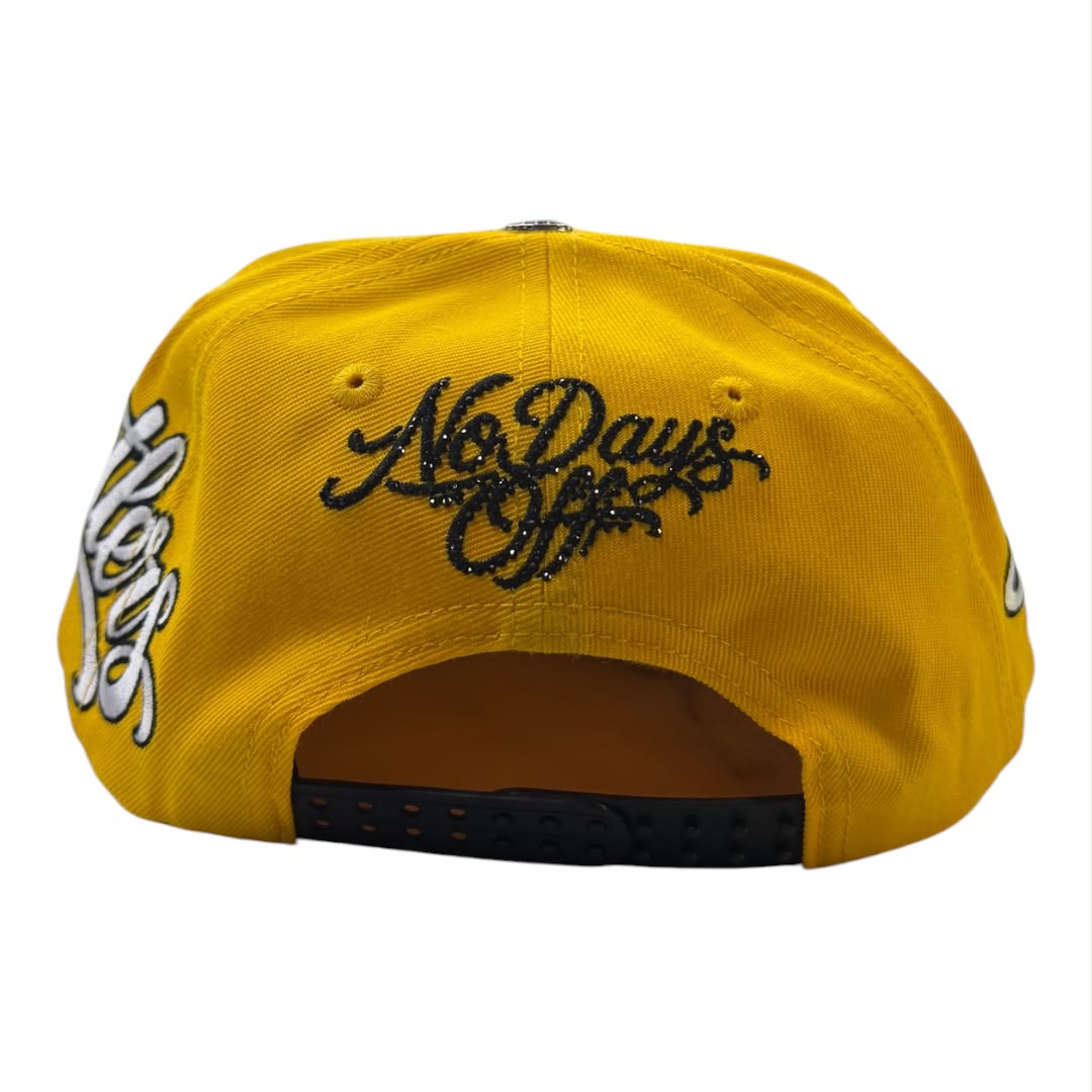 LIFE HUSTLERS HAT LH BLACK & YELLOW