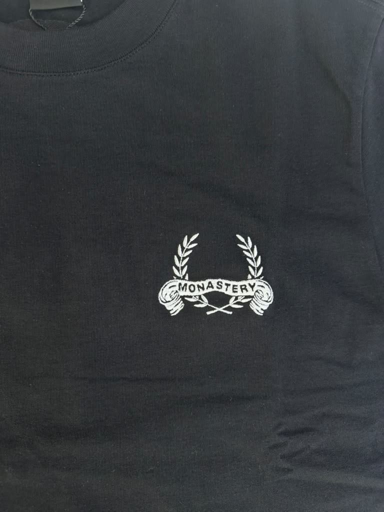 MONASTERY COUTURE GASHER T-SHIRT MEN BLACK