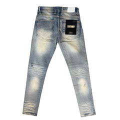 KDNK DISTRESSED SKINNY JEANS KND4780-BLUE