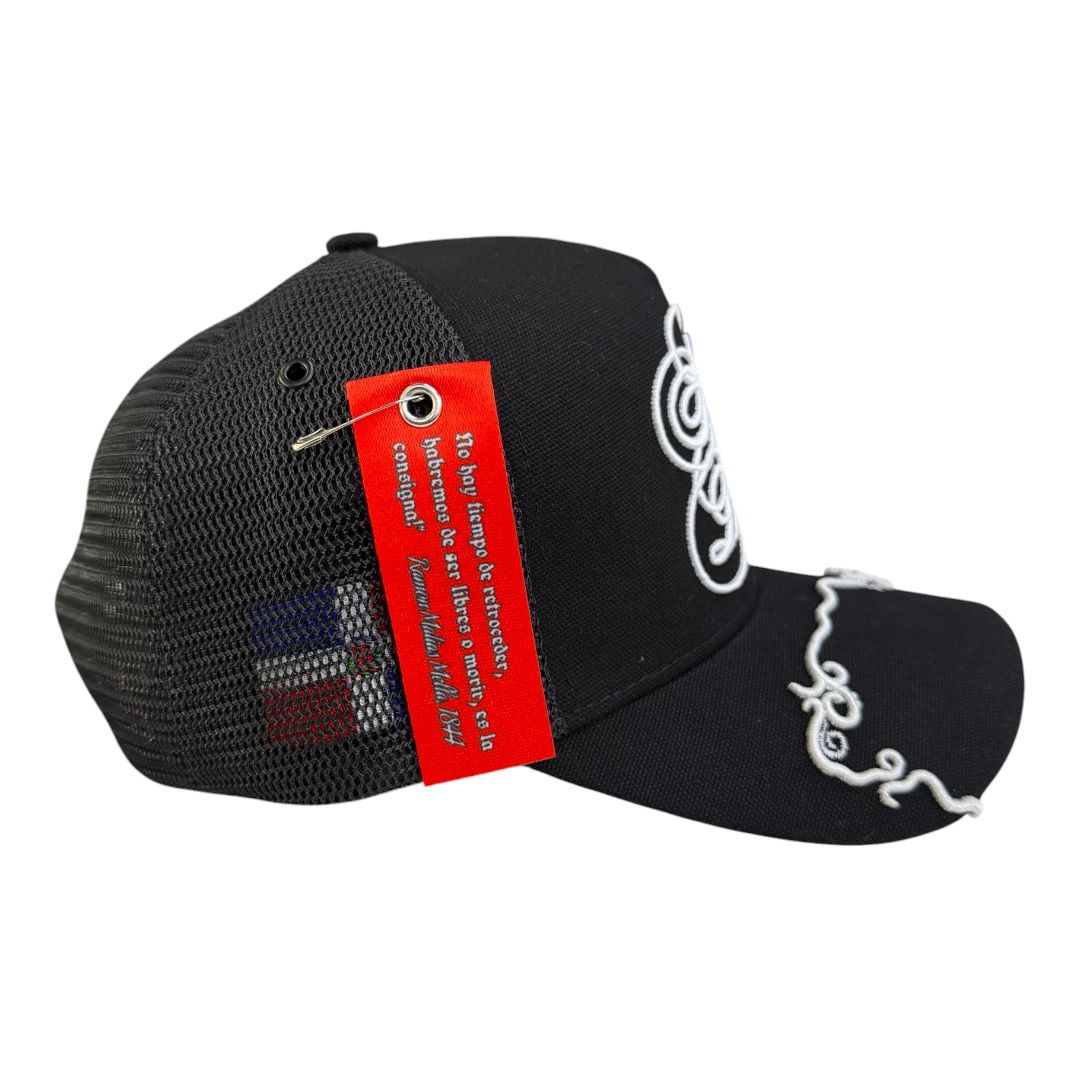 JERGHATS Hidden mesh design Rep Dom Trucker Hat • Hidden Panel Edition