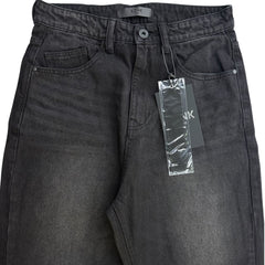 KDNK everyday baggy BASIC JEANS SB101-BLACK