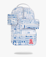 SPRAYGROUND FRANK LLOYD WRIGHT COLLAB BREAKING THE BOX BACKPACK