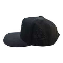 NO RULES" Snapback Cap – BLACK Edition | "N" Logo