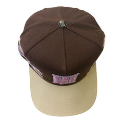 LIFE HUSTLERS HAT LH Brown/ Pink