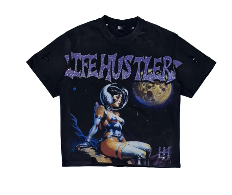 LIFE HUSTLERS T-SHIRT  “sexy astronaut” (Life Hustlers “sexy astronaut”)
