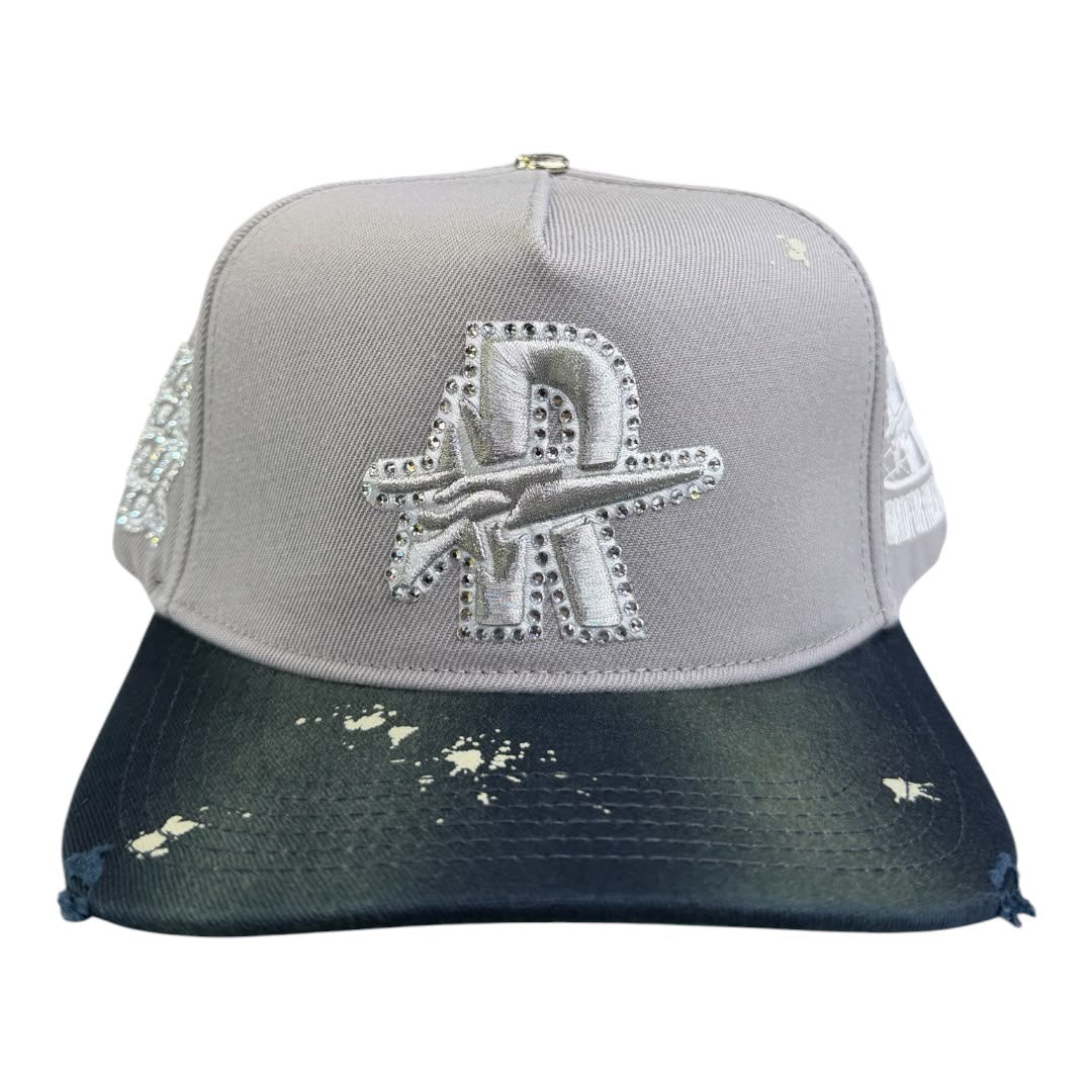ROUGHPLAY HAT VINTAGE SNAPBACK (GRY/NVY)