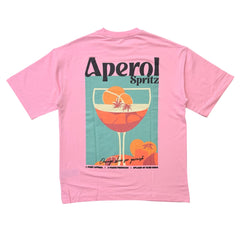 RICH GANG T-SHIRT aperol cabana (#OVZ TEE,(PL229)) PINK