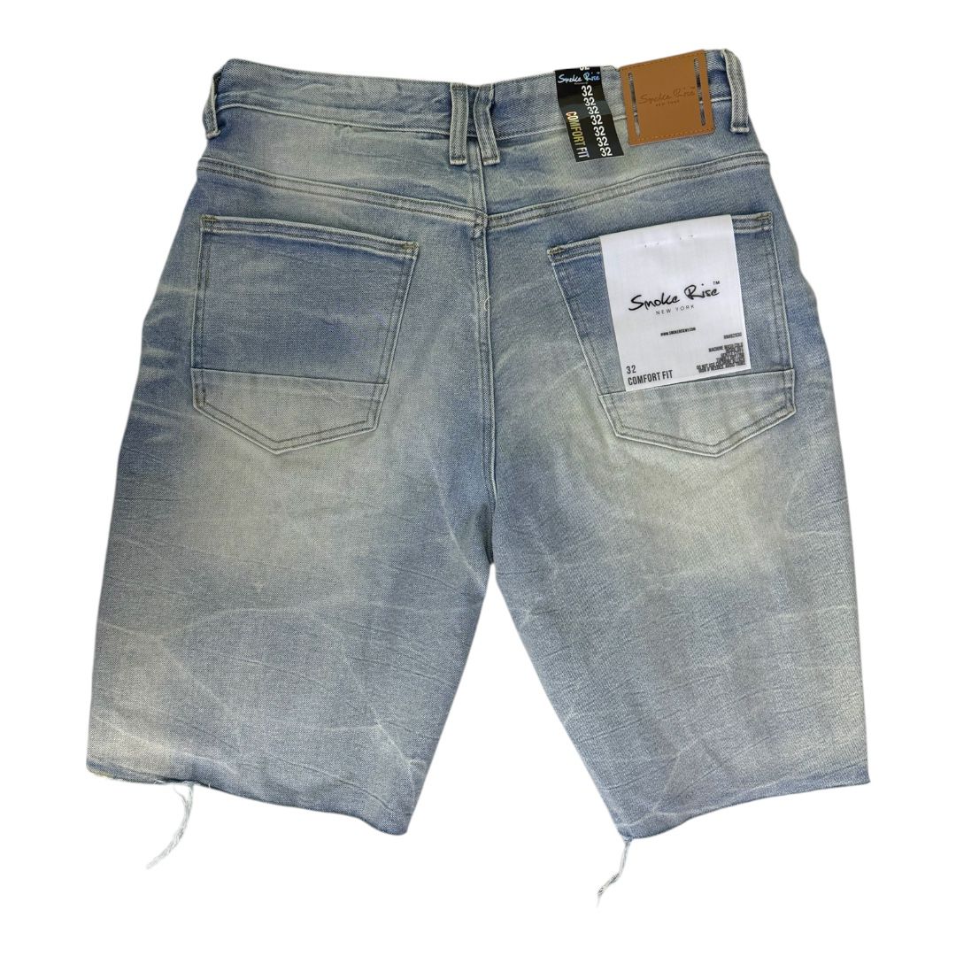 SMOKE RISE SHORTS VINTAGE WASHED DENIM