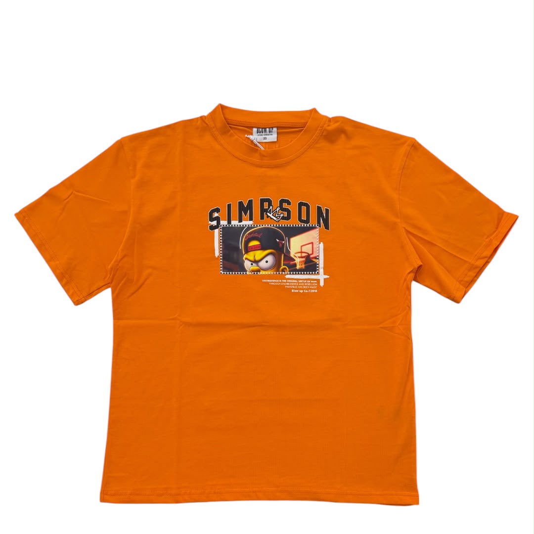 RICH GANG T-SHIRT SIMPSONS BREAK (# OVZ TEE, (BP088))
