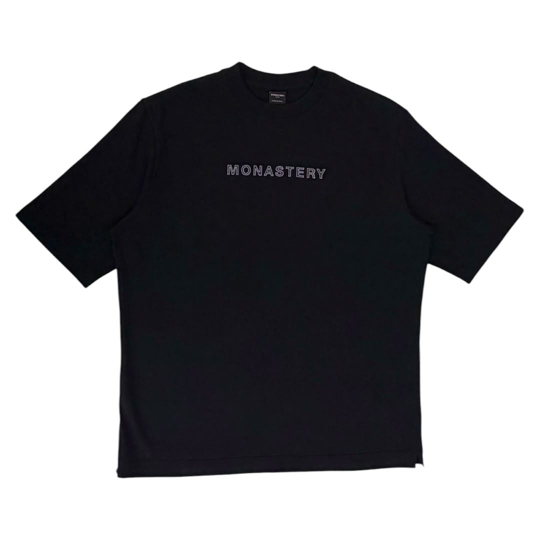 MONASTERY COUTURE GIPFEL T-SHIRT OVERSIZED MEN BLACK