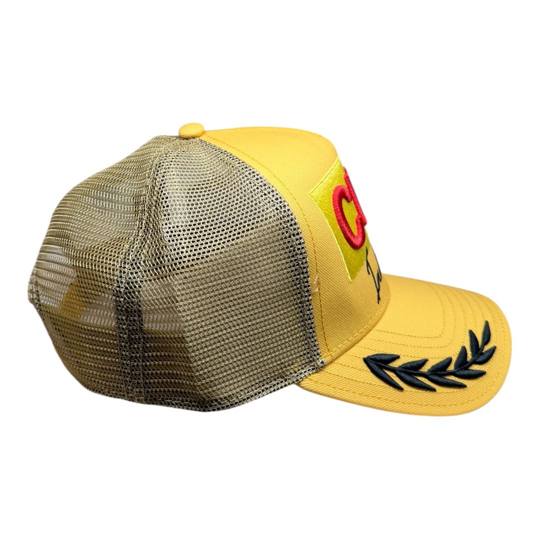 CULT OF INDIVIDUALITY HAT MESH BACK TRUCKER HAT "RACING" (626AC-CH63A)