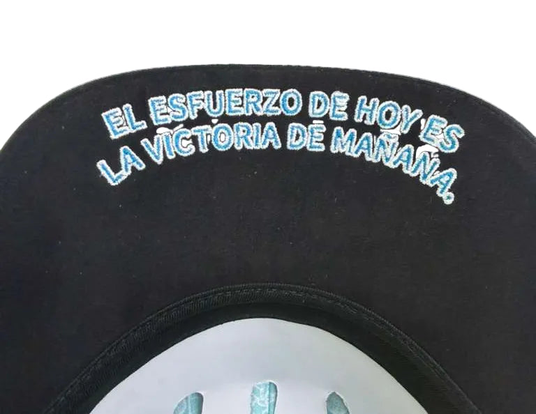 LEGENG HAT 1st Anniversary - Limited Edition Snapback Suede LIGHT-BLUE/BLACK