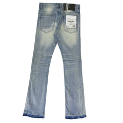 SMOKE RISE PANTS VINTAGE WASH CLEAN JEANS Style-JP25735