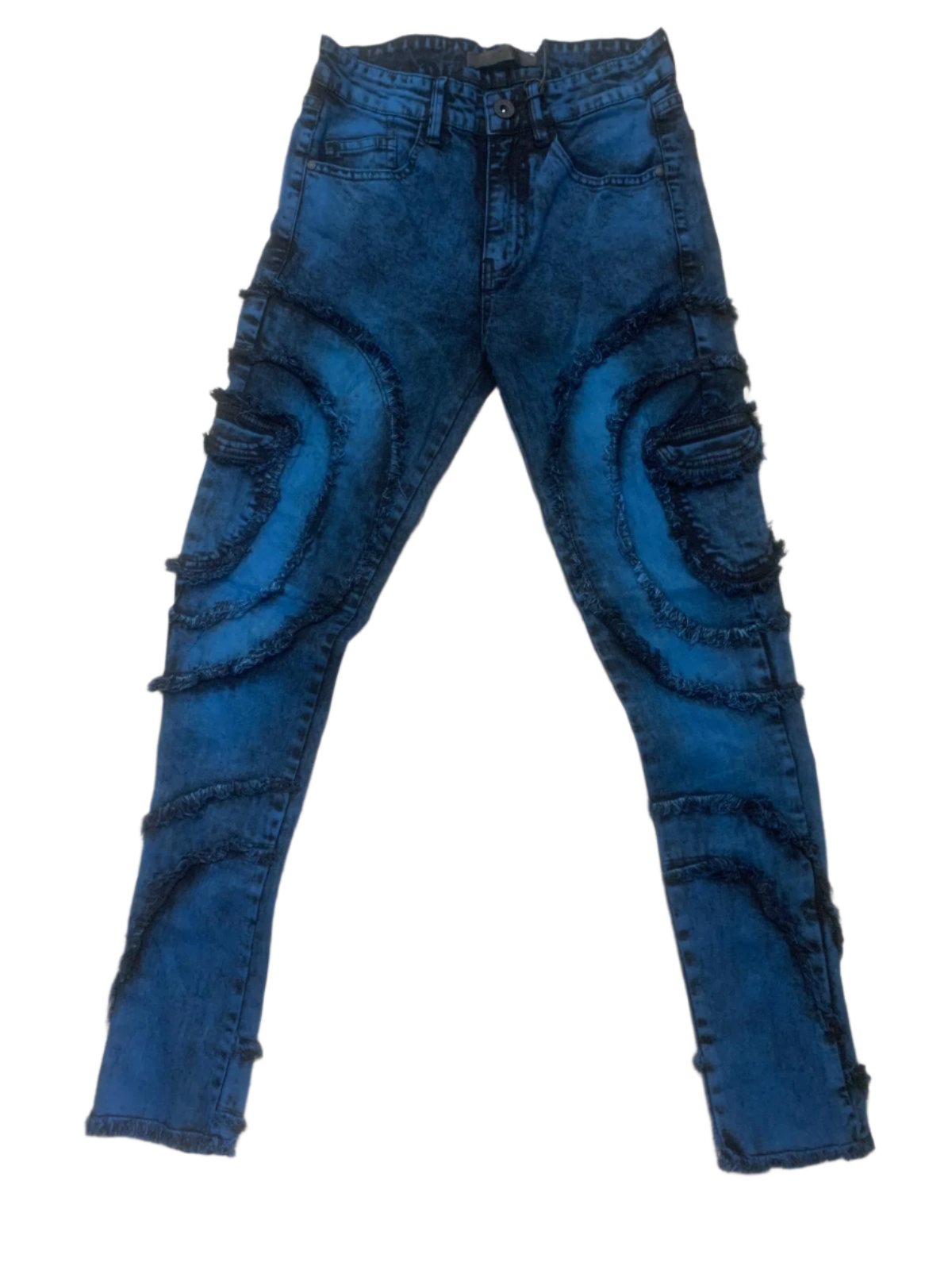 Vaqueros ajustados con parche KDNK Cargo KND4700-Blue