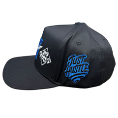 NO RULES" Snapback Cap – black-blue Edition | "N" Logo