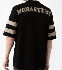 MONASTERY DAVEN T-SHIRT OVERSIZED MEN BLACK