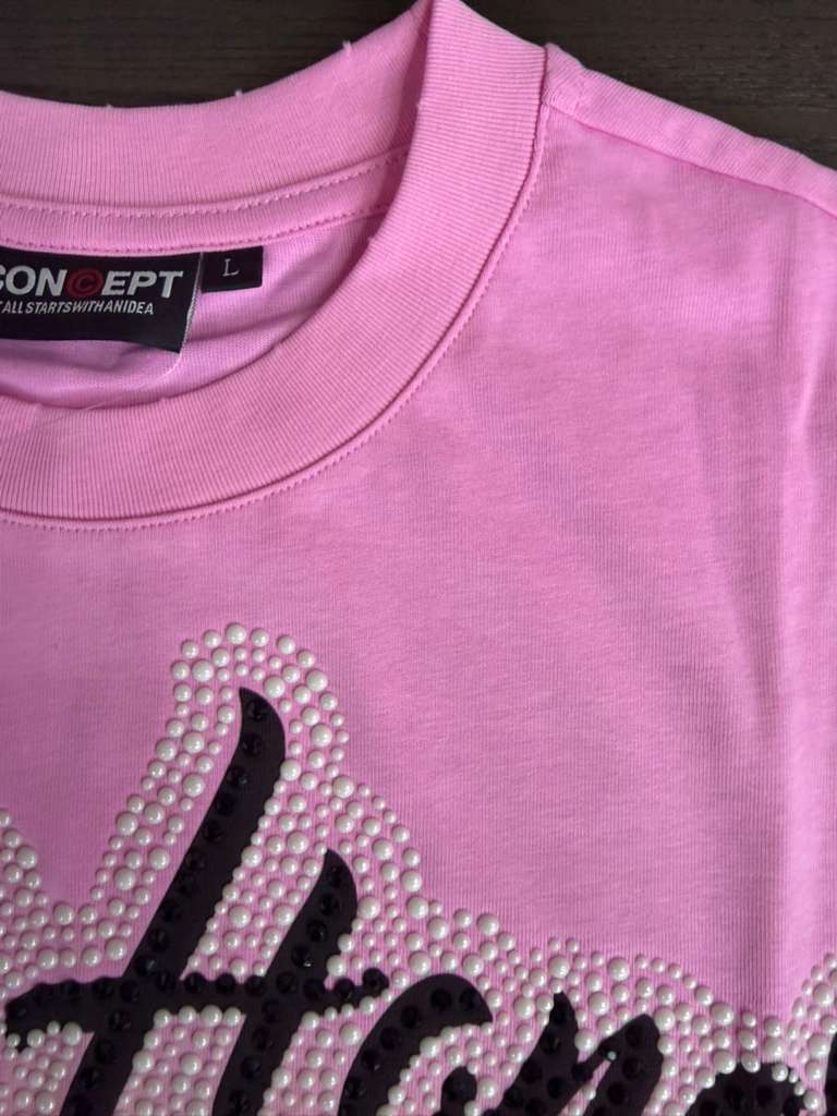 CONCEPT LA t-shirts "Honore 1" Tee - Pink (CONST_1)