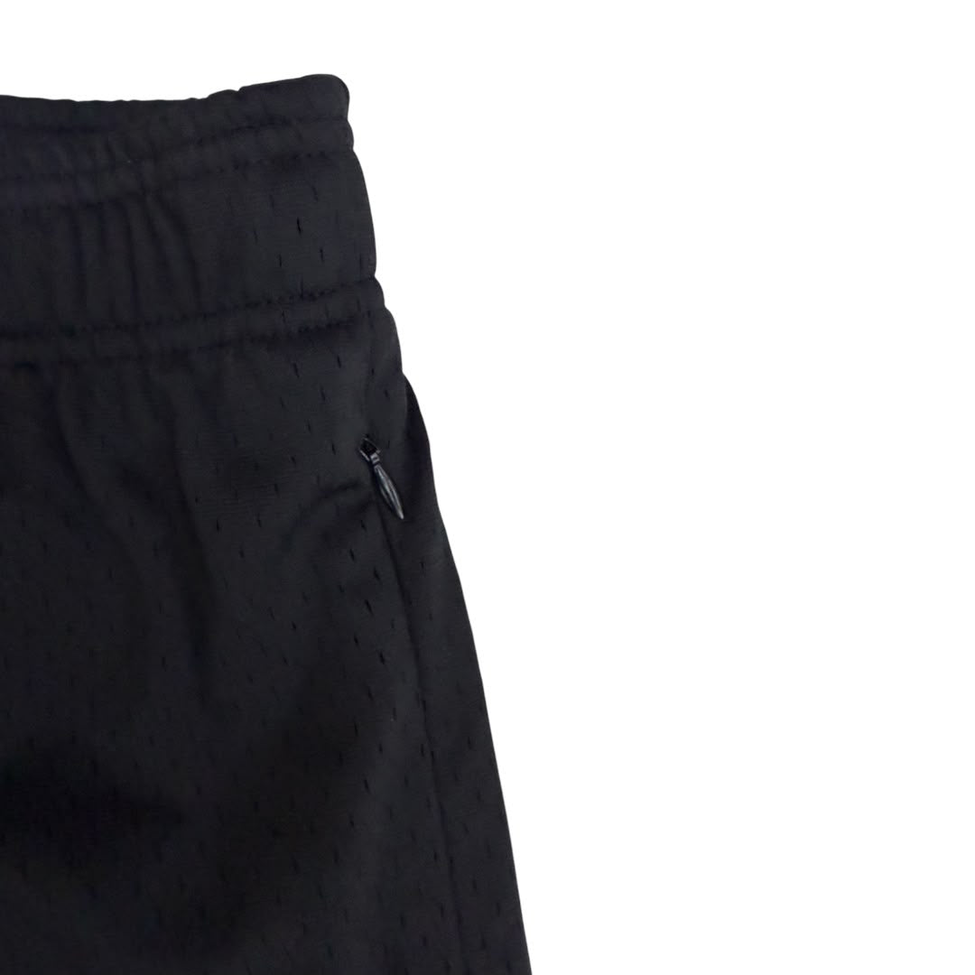 CASTEL leopard print graphic mesh shorts