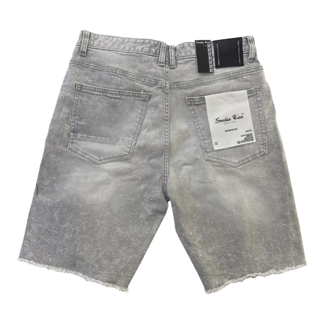 SMOKE RISE CLEAN LOOK COMFORT FIT SHORTS Style-JS25208 BREEZY\GREY