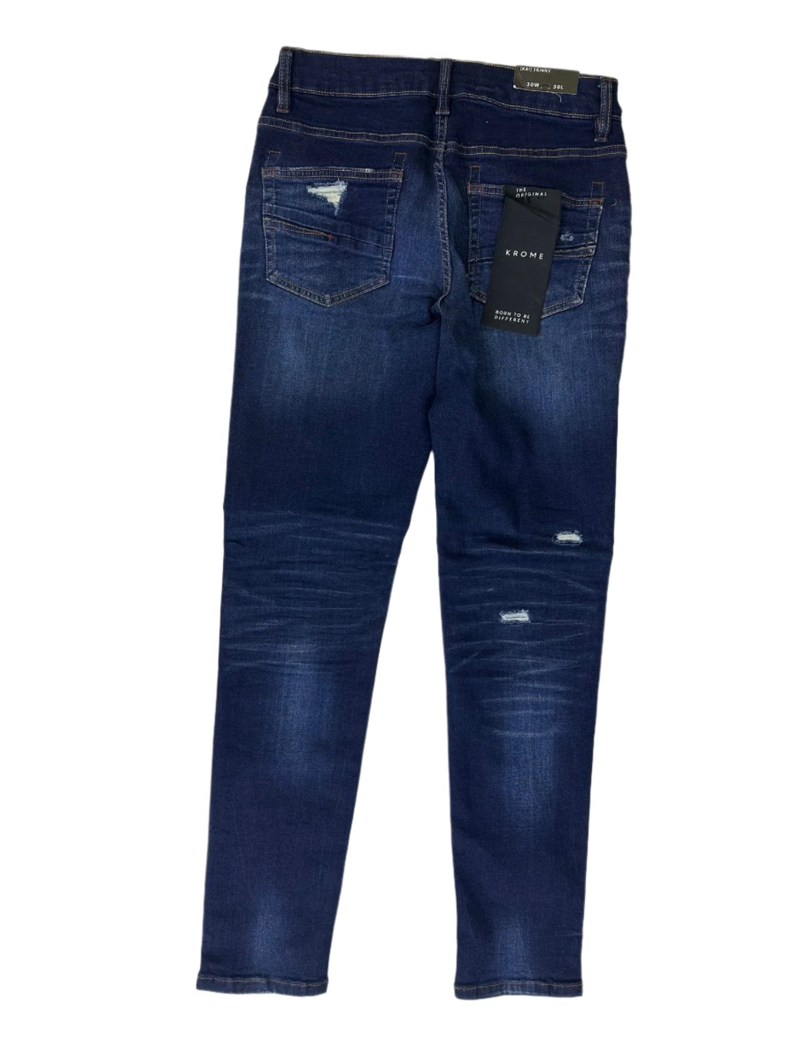 Pantalones vaqueros para hombre KROME KR-3010 AZUL MEDIANOCHE