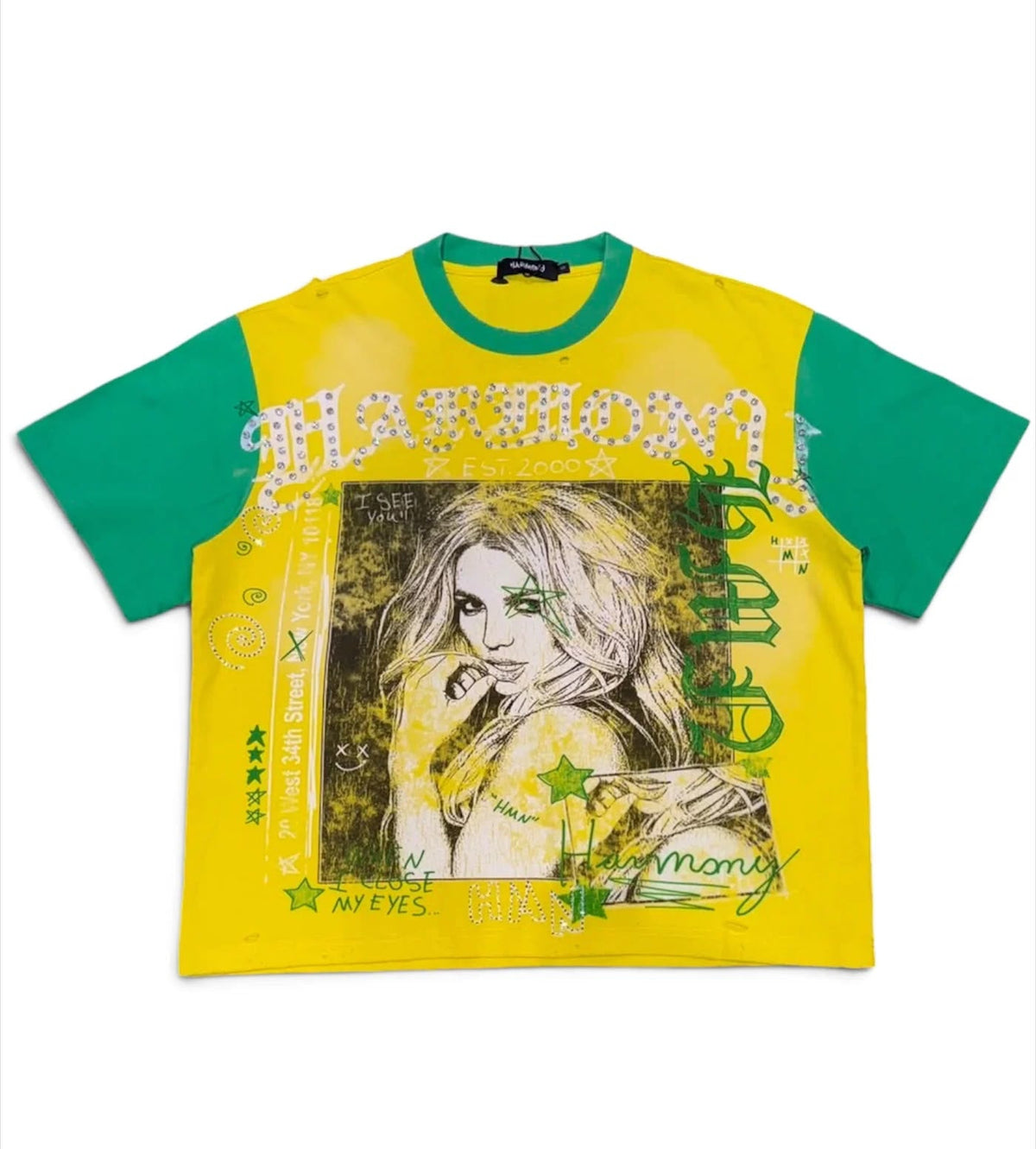 HARMONY t-shirt  (NEW02) yellow