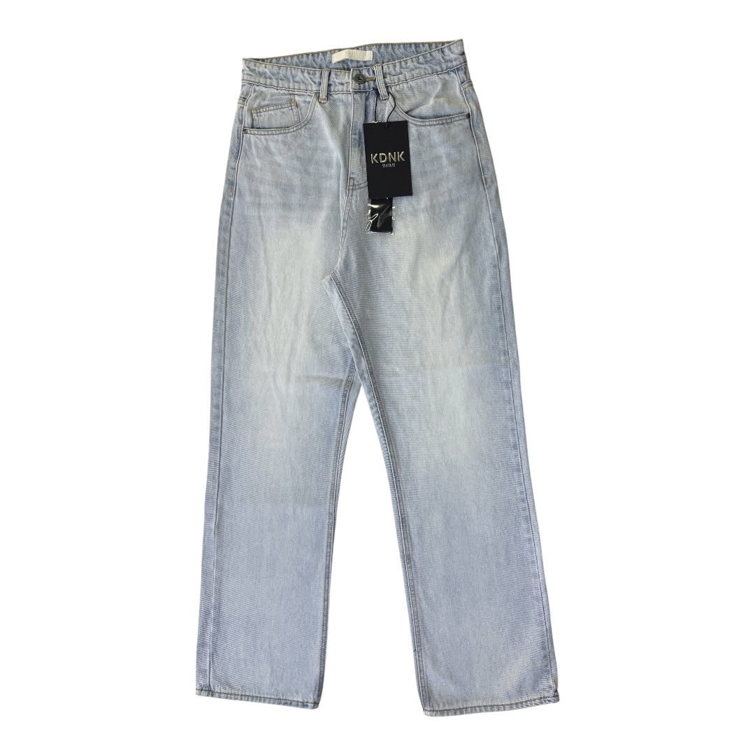 KDNK everday baggy .BLUE BASIC JEANS SB101-LT