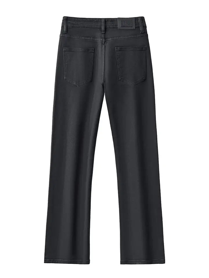BAROCCO PANTS Shadow Coated Denim-Black