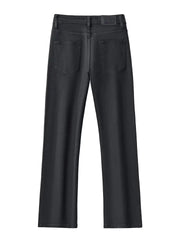 BAROCCO PANTS Shadow Coated Denim-Black