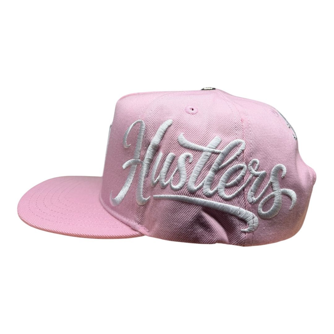 LIFE HUSTLERS "Bubblegum Pink" Bling Snapback Hat