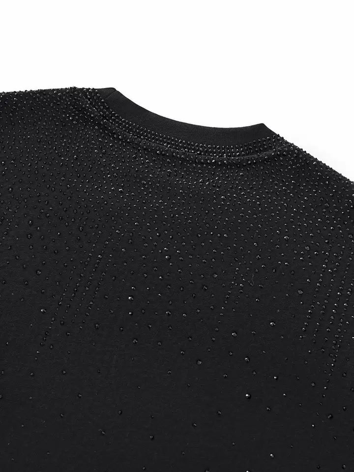 BAROCCO T-Shirt-Blkbk CPS215-Cascade Stone SsL, BLACK/BLACK