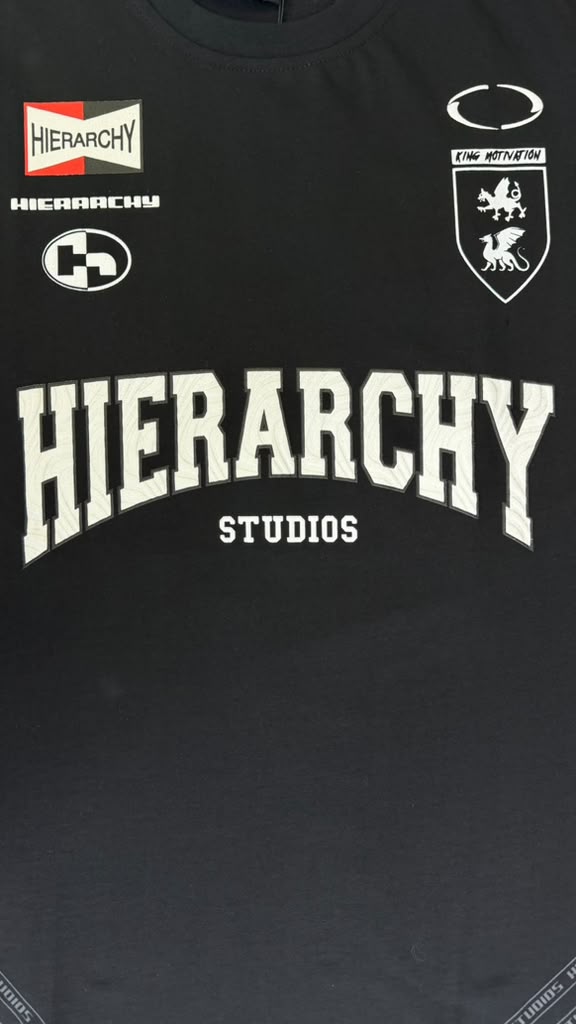 RICH GANG T-SHIRT hierarchy (#OVZ TEE, (BP8224)) black