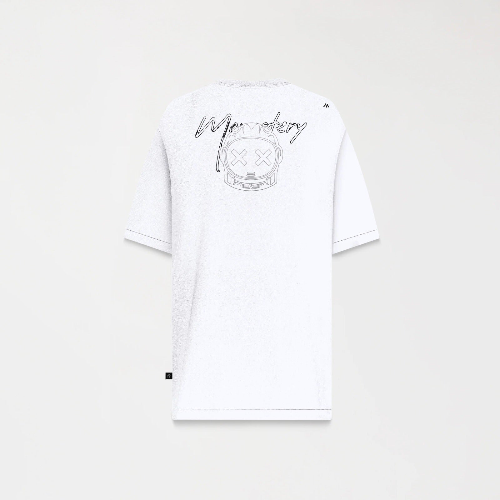 MONASTERY COUTURE CALDWELL T-SHIRT OVERSIZED MEN WHITE