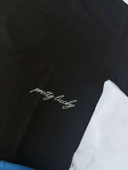 RICH GANG T-SHIRTS LUCKY  BLACK (#OVZ TEE, (MK73))