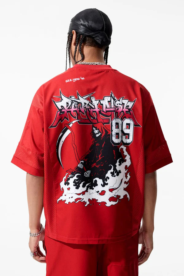 Jordan Craig LEGACY EDITION  SET Street League Football Jersey SET RED 8650,8650S