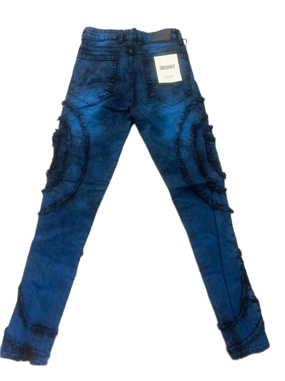 Vaqueros ajustados con parche KDNK Cargo KND4700-Blue