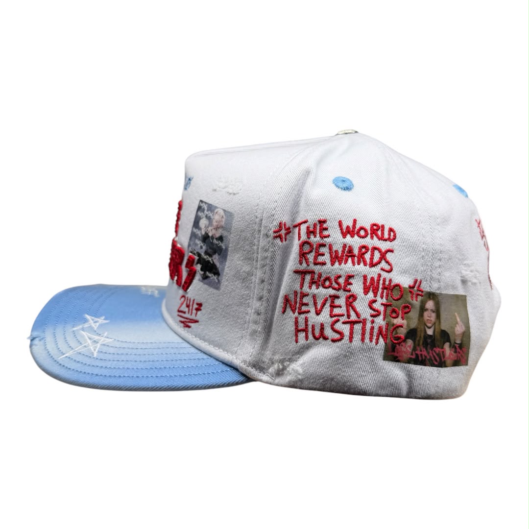 LIFE HUSTLERS hat (LH DESIGNER WHITE)