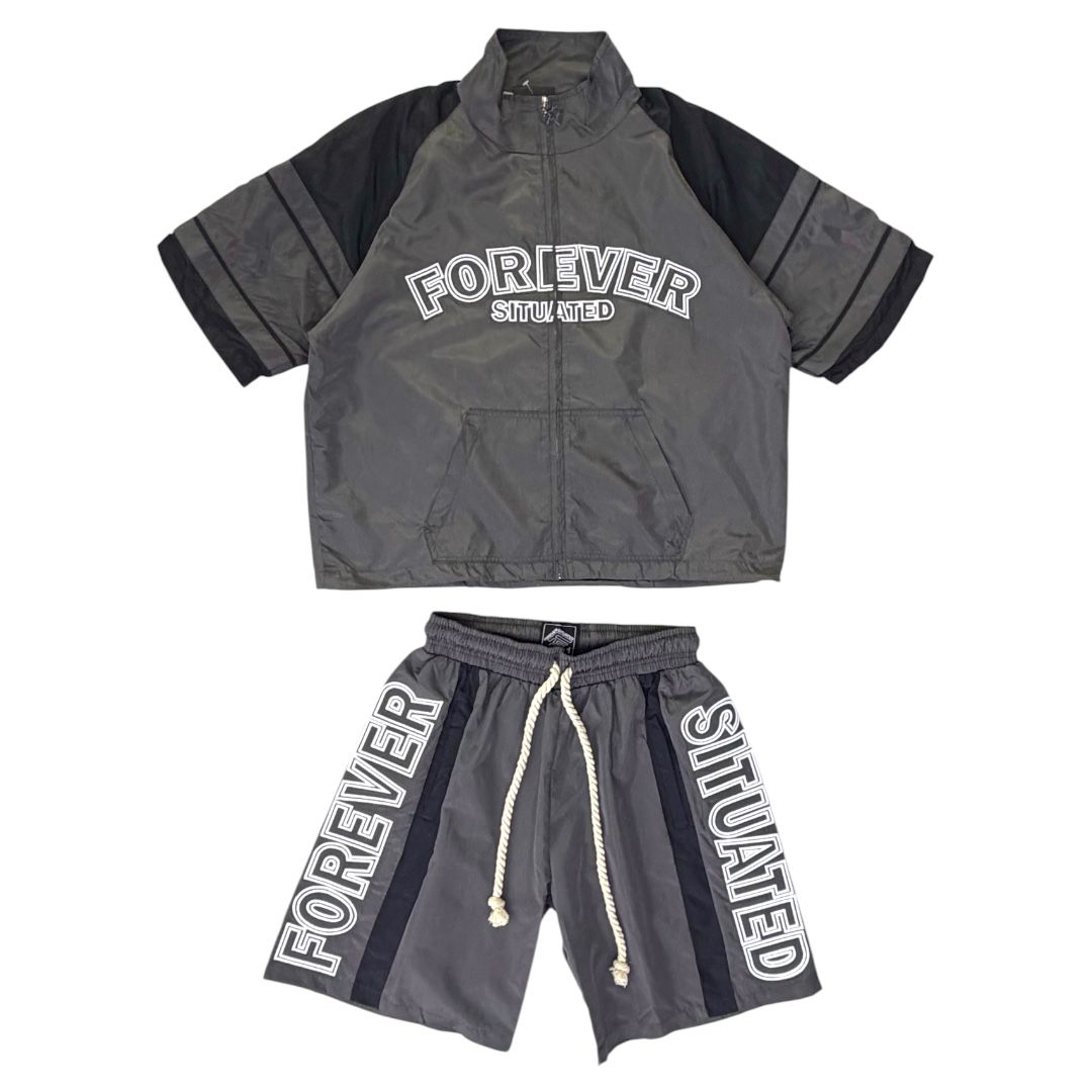 FOREVERSITUATED fs short set gray/black