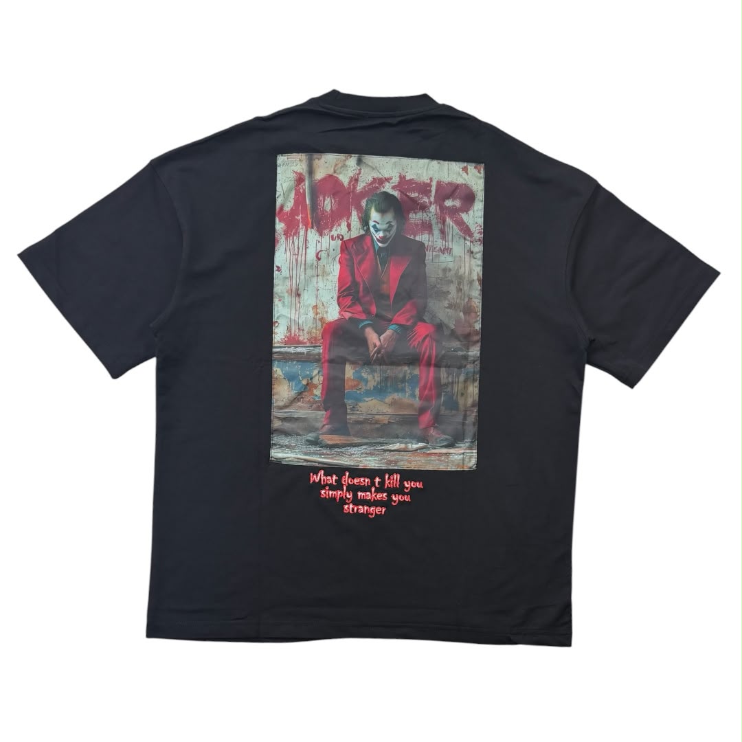 RICH GANG T-SHIRT joker (#OVZ TEE,(EC196)) black